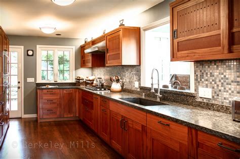 Mahogany is a luxury wood with a reddish brown color and predominantly straight grain. Custom Mahogany Kitchen - Traditional - Kitchen - other ...