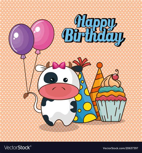 Images Of Cartoon Happy Birthday Cow