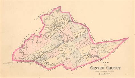 Centre County Pa Maps