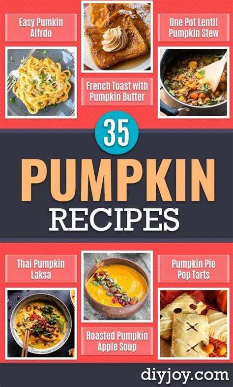 35 Pumpkin Recipes For Fall Pumpkin Recipes Pumpkin Recipes Healthy