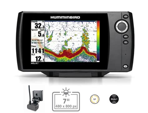 Sondeur Humminbird Helix 7 Hd Version 2d Sonde Ta Integral Pêche