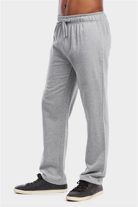 36 Wholesale Mens Lightweight Fleece Sweatpants In Heather Grey Size S