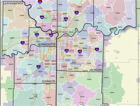 Zip Code Map For Kansas City Mo Map