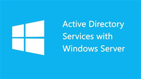 Active Directory Services With Windows Server 10969 Youtube