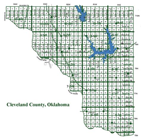 Oklahoma Section Township Range Map Maps For You