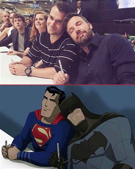 Batman Vs Superman Friends On And Off Screen Movies Now Scoopnest