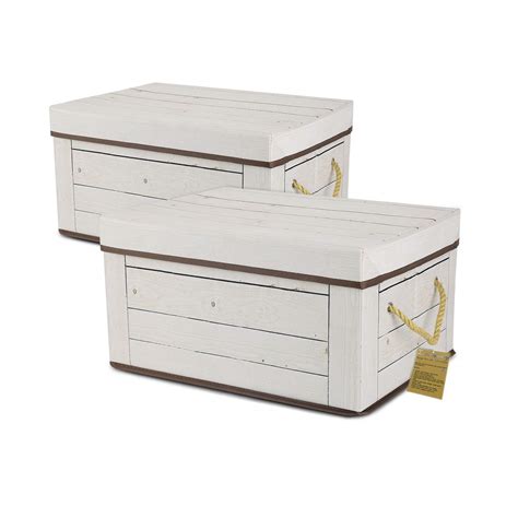 Buy Livememory Decorative Storage Boxes With Lids Fabric Cardboard