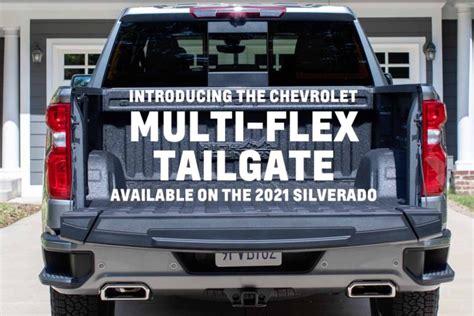 2021 Silverado Gets “new” Chevrolet Multi Flex Tailgate Autowise