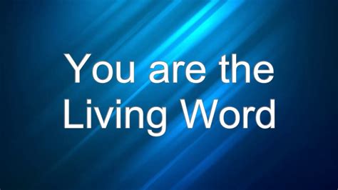 You Are The Living Word Fred Hammond Youtube