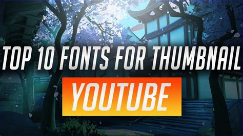 Top Fonts For Thumbnails Top Fonts Used In YouTube Thumbnails Tech Creators YouTube
