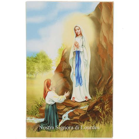 Holy Card Lourdes With Prayer Online Sales On Uk