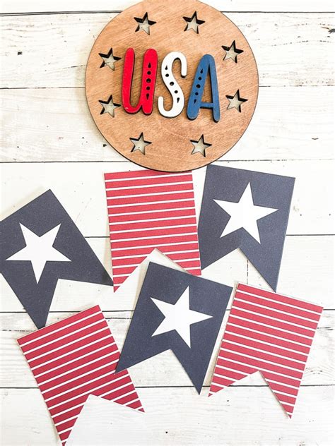 Free Printable Patriotic Banner Everyday Party Magazine