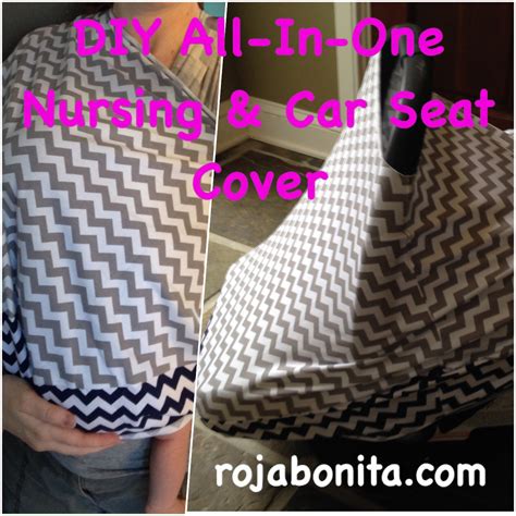 When i wrote about dressing for breastfeeding i showed a variety of nursing covers. DIY All-In-One Nursing and Car Seat Cover | rojabonita