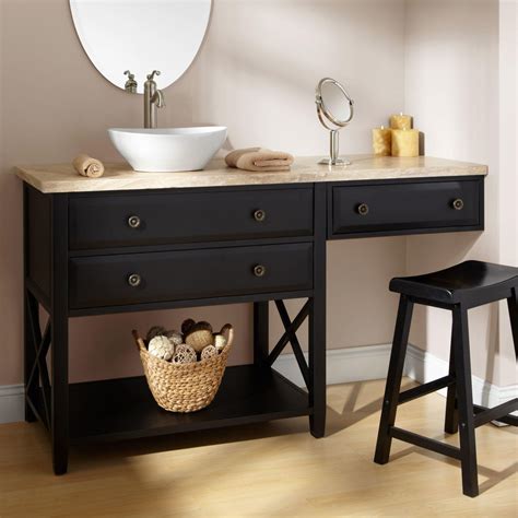 Bathroom Vanity With Makeup Area Large And Beautiful Photos Photo To