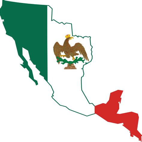 Archivomapa De Mexico Imperio Mexicano 1821 Png Wikip