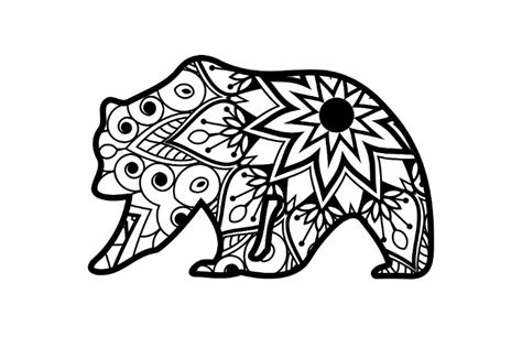 Download Bear Mandala SVG