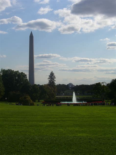 Washington Monument From The South Lawn Of The White House I Had