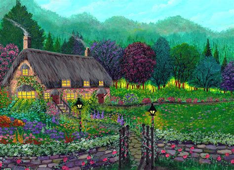 Pleasant Valley Painting By Bonnie B Cook Fine Art America