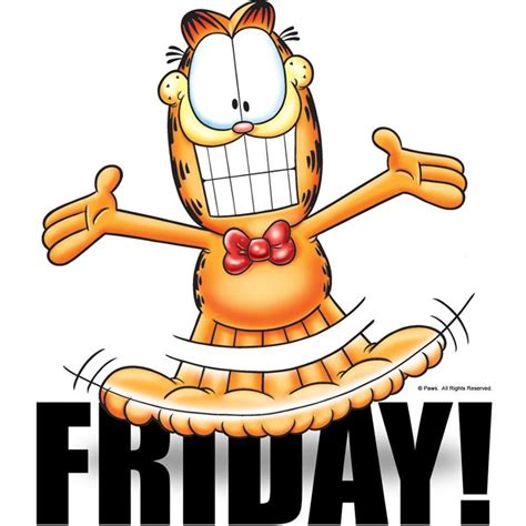 Friday Its The Anti Monday Garfield Garfield And Odie Garfield