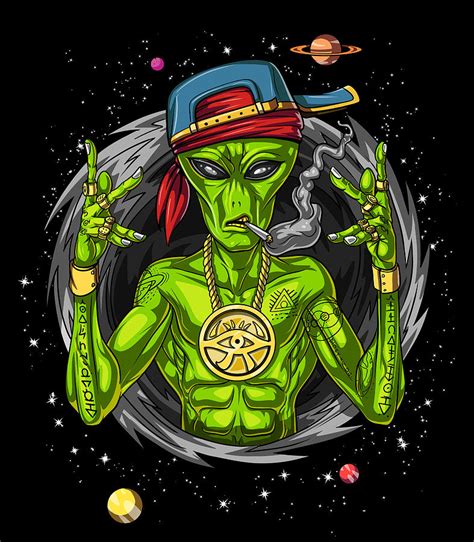 Alien Gangster Digital Art By Nikolay Todorov Pixels