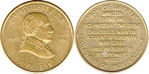 【品質保証書付】 アンティークコイン Ngc Pcgs Official Us Mint John Adams Presidential Silver