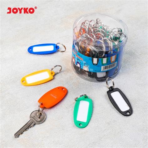 Jual Key Ring Gantungan Kunci Name Tag Label Joyko Kr 8 Isi 50 Pcs