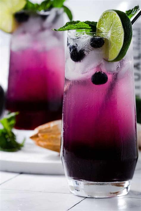 Blueberry Mojito Mocktail Pretty Delicious Life