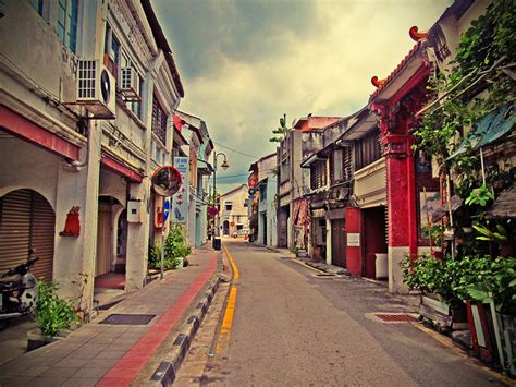 George Town Street View: Armenian Street | Perspective drawing architecture, Street view, Street