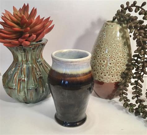 Vases Pottery Vase Set Vase Collection Boho Vases Boho Etsy Boho