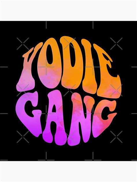 Yodie Gang Text V5 Poster For Sale By Thesouthwind Redbubble
