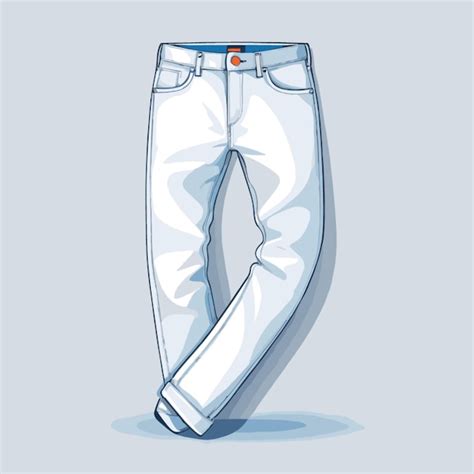 Premium Vector Jeans Vector On A White Background