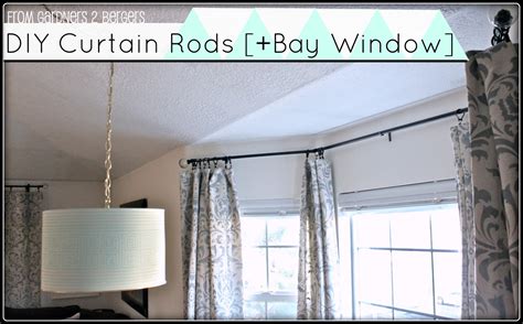 Heavier drapes need more support, so opt for thicker rods with sturdier hardware. from Gardners 2 Bergers: DIY Curtain Rods [Sliding Glass ...