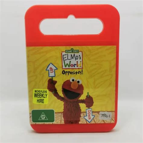 Sesame Street Elmos World Opposites Dvd 2008 Region 4 Kids