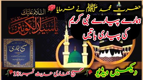 Hazrat Muhammad PBUH Hadees In Urdu Bakhari Shrif Islamic Quotes In
