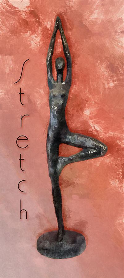 Yogi Stretch Digital Art By Leslie Montgomery Fine Art America