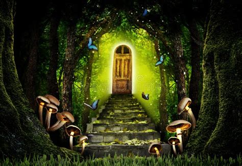 Magische Tür Stockfoto Bild Von Magisch Lord Fantastisch 4863750