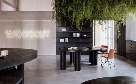 The Woodcut Showroom Demonstrates A Modern Approach To Showroom Design