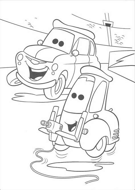Denk jij dat takel alles een beetje overdrijft? Kids-n-fun | 84 Kleurplaten van Cars (Pixar)