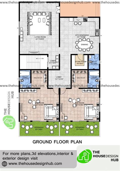 10 Best 4 Bhk Duplex House Plan Ideas The House Design Hub