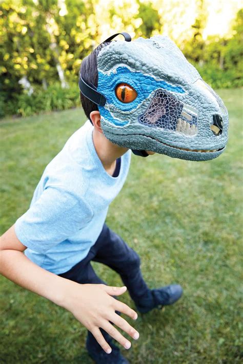 Jurassic World Velociraptor Blue Chomp N Roar Electronic Mask With