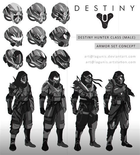 Destiny Concept Sketches Hunter By Lagunis On Deviantart
