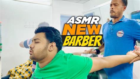 Street Barber Head Massage With Neck Cracking Asmr Massage To Relax Stress 😴 Youtube