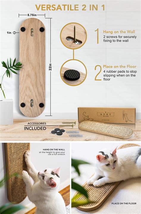 Sleek And Stylish Eco Friendly Cat Scratcher Modern Cat Furniture Pet