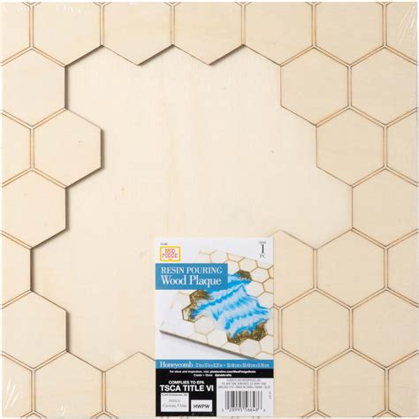 Shop Plaid Mod Podge Resin Pouring Surface Square Honeycomb Plaque