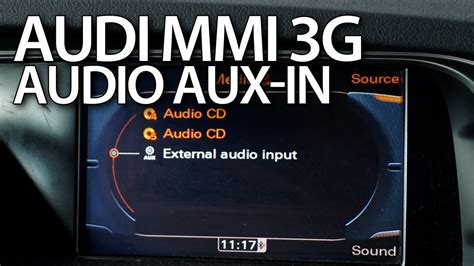 How to activate audio AUX in Audi MMI 3G (A1 A4 A5 A6 A7 ...