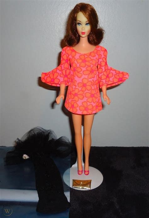Vintage Francie Barbie Doll 1966 Mattel Flip Hair Japan Bendable Leg Twist Andturn 1923365961
