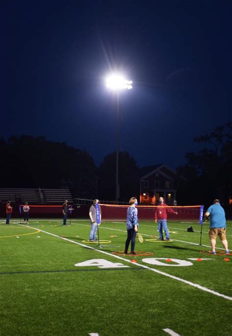 About the announcer commentary could be for the action. Backyard Games at Bailey Field - The Oberlin Review