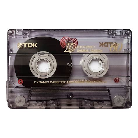 Tdk D60 1997 2001 Ferric Blank Audio Cassette Tapes Retro Style Media