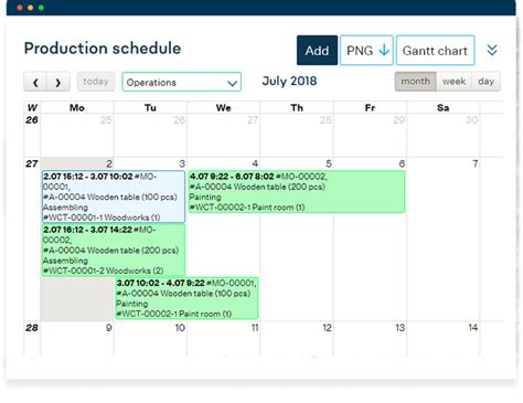 Give them copies of the production schedule and make sure that each staff member can be available when they are scheduled to work. 20 Best Production Scheduling Software of 2020 - Reviews ...