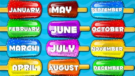 Months Of The Year Songs For Kids And Children Preschool